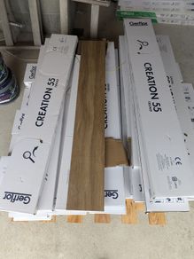 Gerflor LVT flooring 108 sq m including adhesive