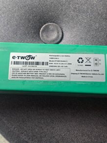 E-TWOW Battery 46.8V 10.2Ah (Samsung Cells)