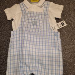 Brand new with tags Baby dungarees set 3-6mths