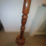 Hand turned standing lamp Image 2