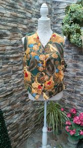 Vintage equestrian waistcoat postage included