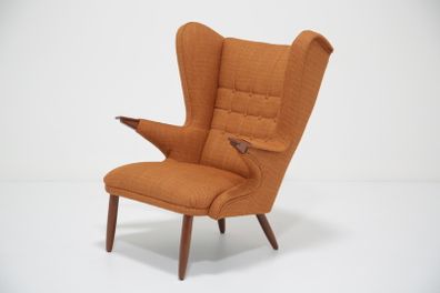 Vintage Studio-Quality Model 91 Papa Bear Winged Armchair by Svend Skipper, 1950s