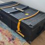 Tama 5-piece black Drum Kit with Zildjian cymbals and drum cases. Image 7