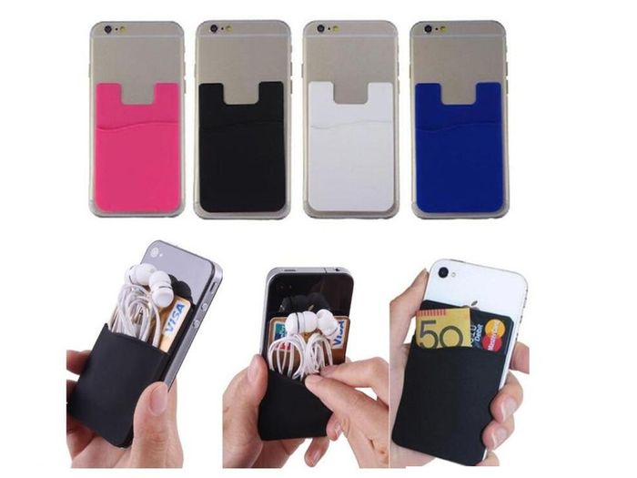 Ultra Slim Self Adhesive Credit Card Holder for Samsung iPhone Nokia
