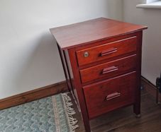 Solid Wood Filing Cabinet