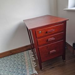 Solid Wood Filing Cabinet