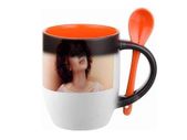 Personalised custom printed 12oz Colour Change Spoon Mug