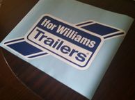 main image for ad ifor williams tralier decal sticker