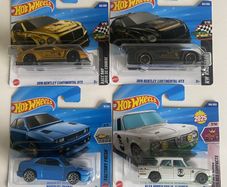Bentley Continental, Maserati Shamal, Alfa Romeo Giulia - Hot wheels