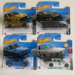 Bentley Continental, Maserati Shamal, Alfa Romeo Giulia - Hot wheels