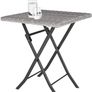 _Polyrattan Bistro Set 3-Piece for Garden Image 3