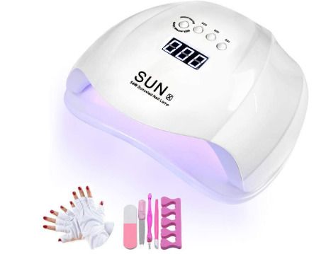 LED UV Nail Dryer with 36 Dual Light Source 54W