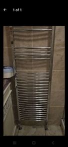 chrome towel rail