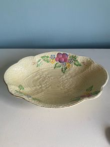 Vintage crown Devon dish