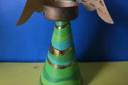 Angel candle holder