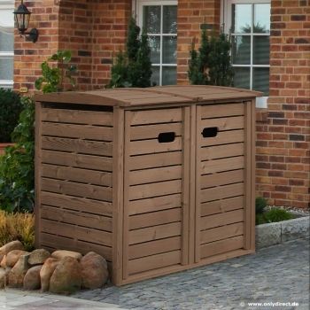 Triple Wheelie Bin Storage