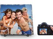 Personalised square shape Photo Slate 15 x 15cm