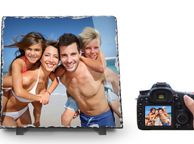 main image for ad Personalised square shape Photo Slate 15 x 15cm