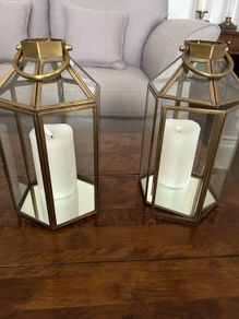 Laura Ashley candle holders