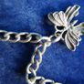 Vintage Sterling Silver 925 Charm Bracelet length 8" - 9,3g Image 6