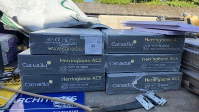 Herring bone flooring
