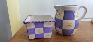 large jug with bowl