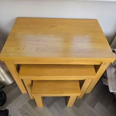 Nest of tables solid wood