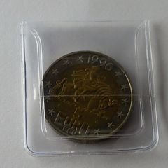 Rare Belgian mint 5 euro / ecu 1996 Europa bi-metallic Netherlands trial pattern coin