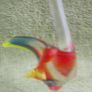 Vintage Murano Rooster Figurine, Miniature Blown Glass Sculptures, Glass Art. Image 8