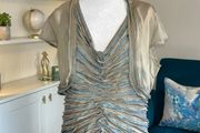 Elegant Ladies Special Occasion Dress with Bolero. Size UK 14 / EU 42