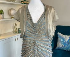 Elegant Ladies Special Occasion Dress with Bolero. Size UK 14 / EU 42