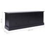 TV Cabinet Black Image 7