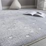 Rug Glow in The Dark Large Soft Rug for Bedroom Living Room Washable Carpet Home Decor Little Gray Star 120x60cm (FREE POSTAGE) Image 4