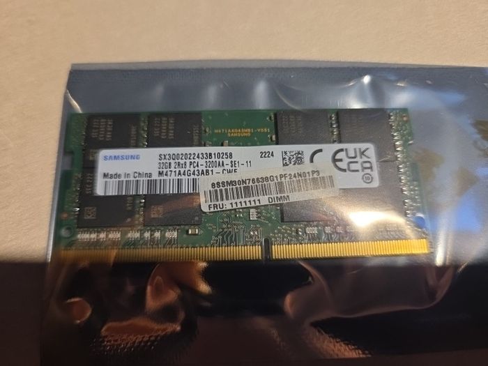 32GB Samsung PC4 3200