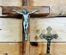 Vintage crucifixes