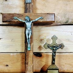 Vintage crucifixes