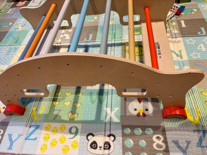 toddler climbing arch and rocker