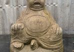 Reconstituted stone Buddha garden statue