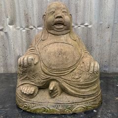 Reconstituted stone Buddha garden statue