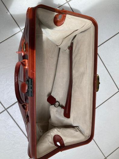Genuine Leather Large Brown Holdall