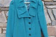 Per Una teal womens jacket size 14