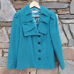 Per Una teal womens jacket size 14