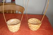 Wicker Baskets x 2 for Sale