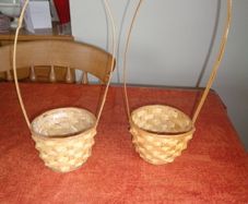Wicker Baskets x 2 for Sale