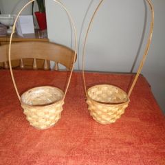 Wicker Baskets x 2 for Sale