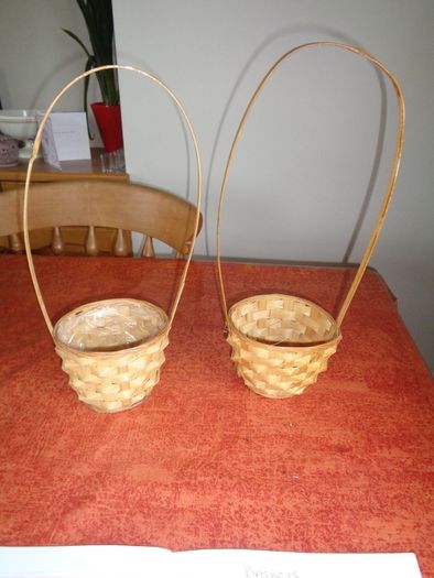 Wicker Baskets x 2 for Sale