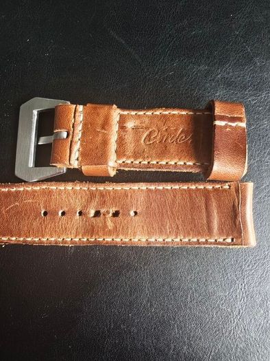 Leather strap for 47mm Panerai