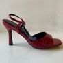 Linzi Red Snakeskin High Heels Image 2