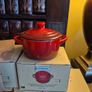 6 New Boxed Le Creuset Mini Cocottes / Petite Round Casserole Dishes Image 4
