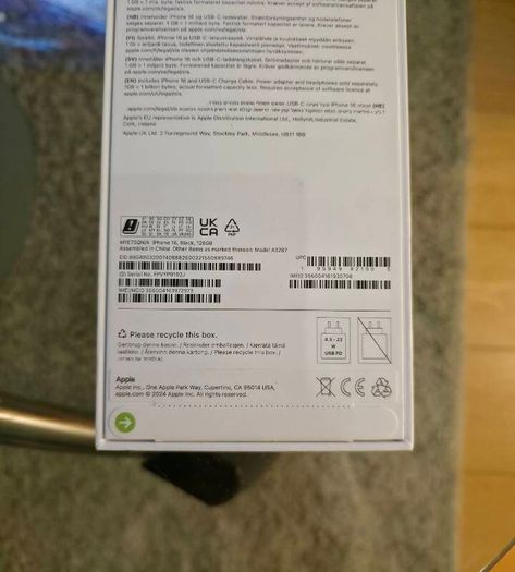 Apple Iphone 16 128GB IRISH